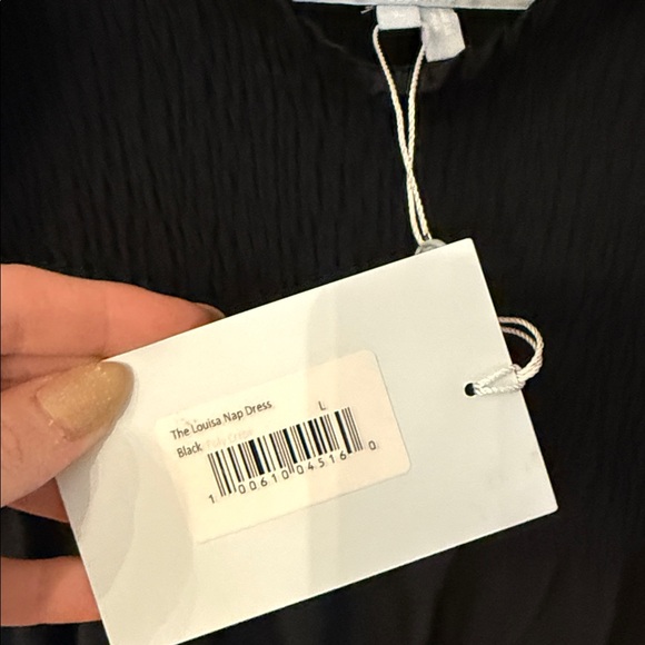 Hill House Elegant Louis Black Nap Textured Dress - Picture 3 of 6